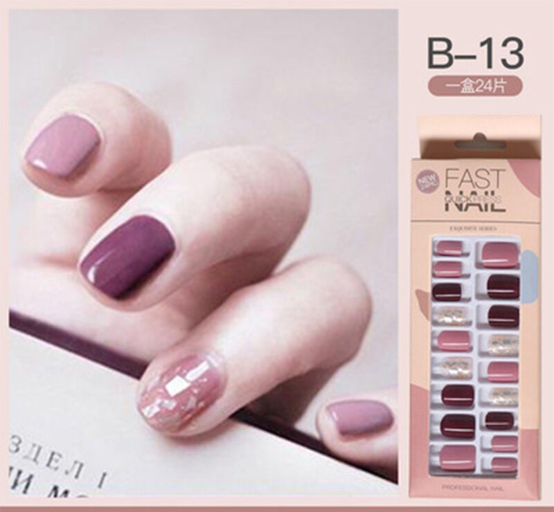 Press on Fake Nails Box of 24 pieces