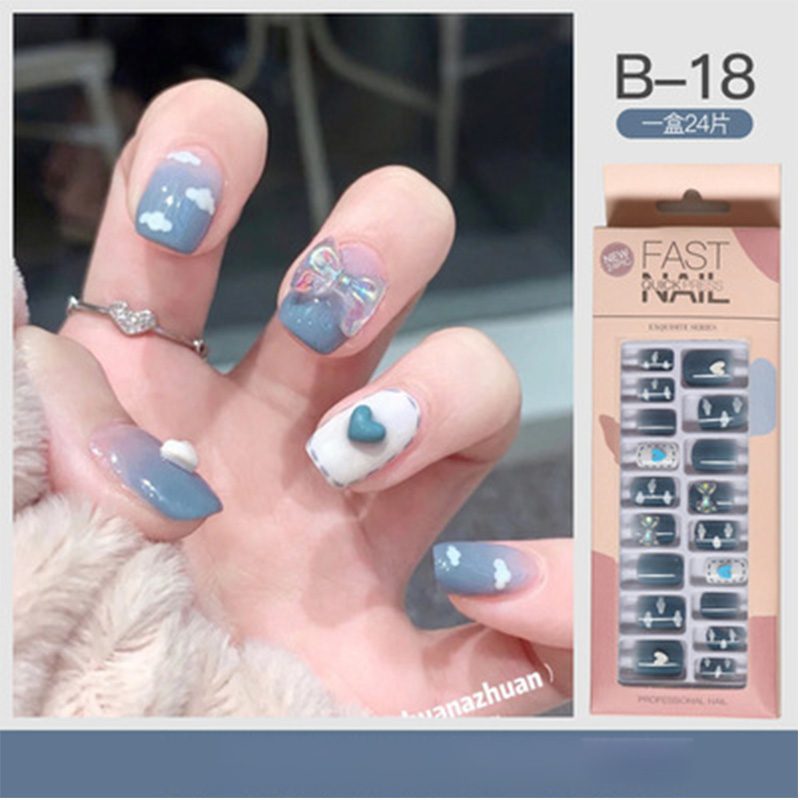 Press on Fake Nails Box of 24 pieces
