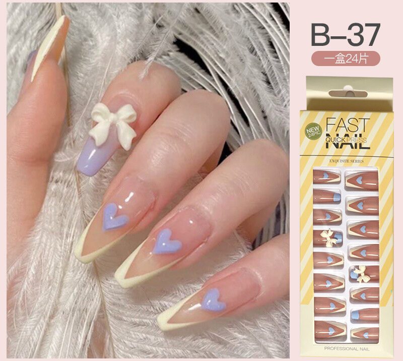 Press on Fake Nails Box of 24 pieces