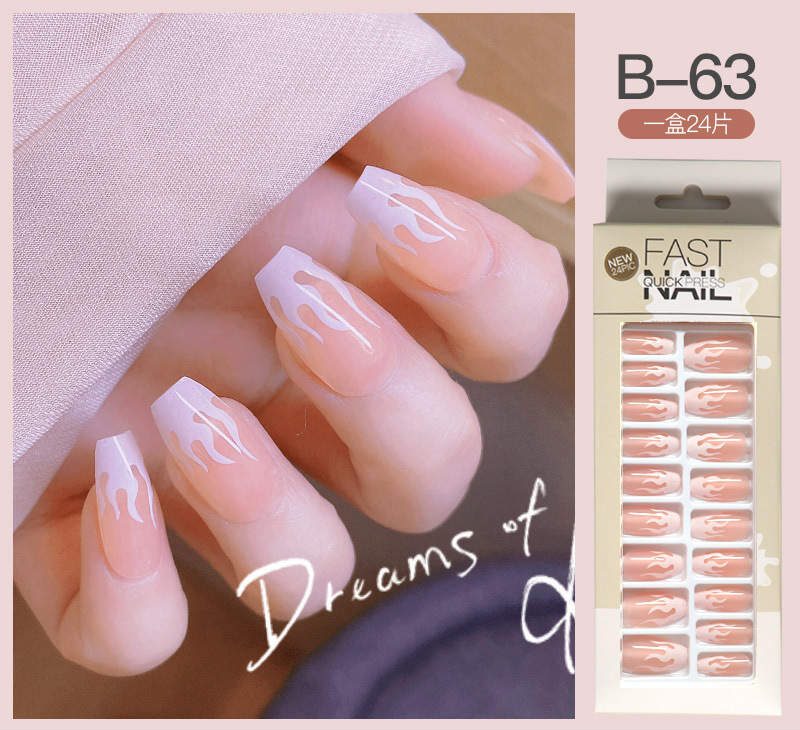 Press on Fake Nails Box of 24 pieces