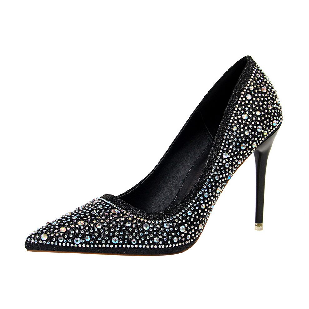Glamour High Heels Rhinestone Pumps