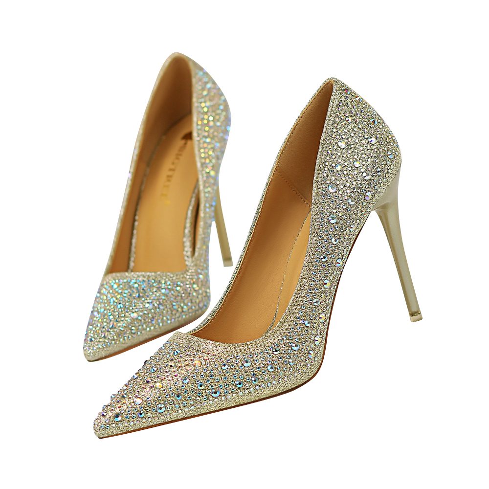 Glamour High Heels Rhinestone Pumps
