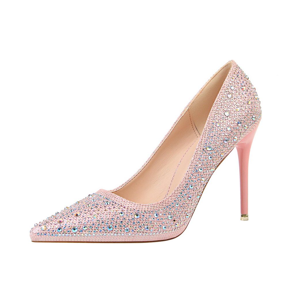 Glamour High Heels Rhinestone Pumps