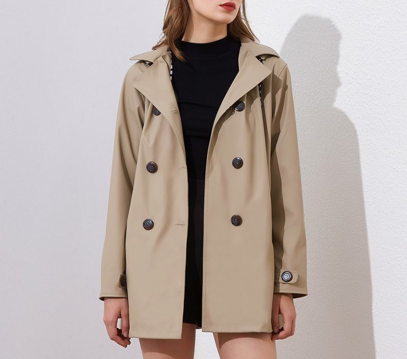 Ladies' Soft and luxurious Trench Coats with Hood