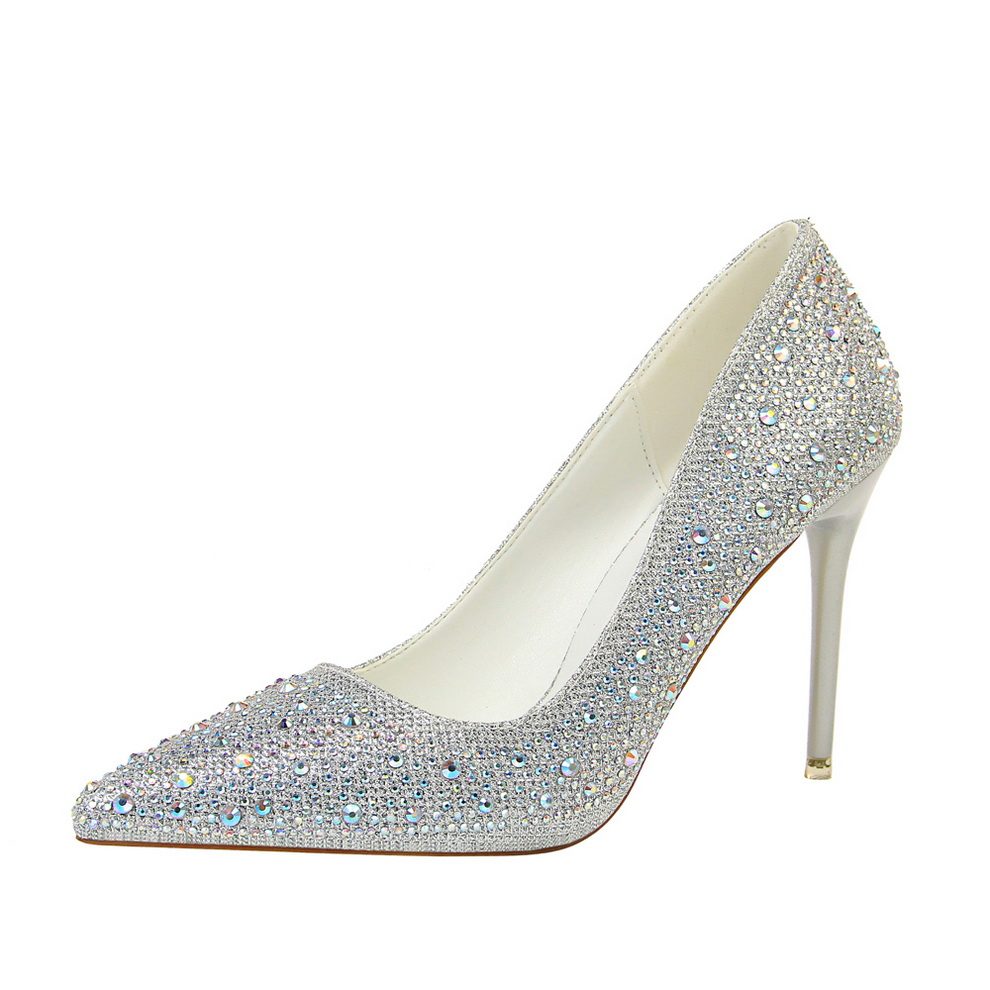 Glamour High Heels Rhinestone Pumps