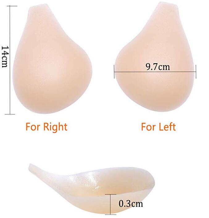 Push Up Reusable Silicone stick on Bras with Hook