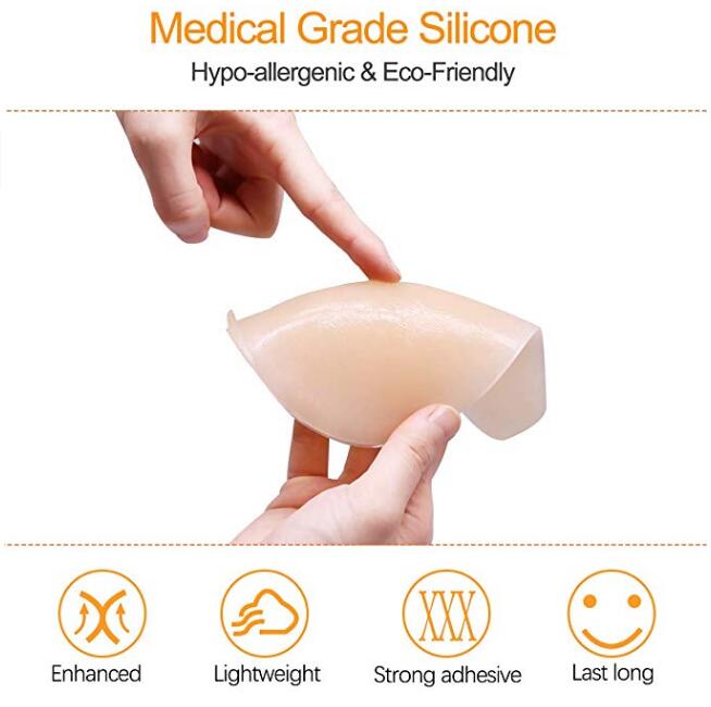 Push Up Reusable Silicone stick on Bras with Hook