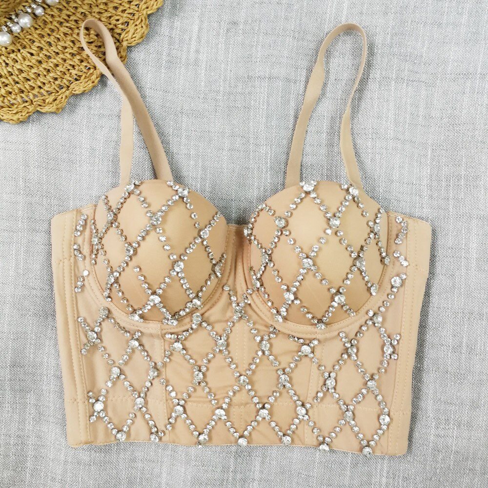 High Quality Bling Corset Tops