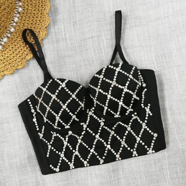 High Quality Bling Corset Tops