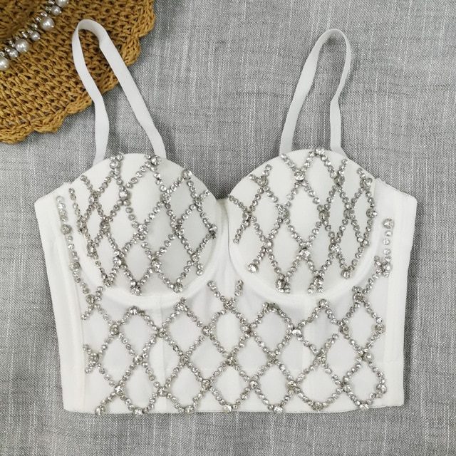 High Quality Bling Corset Tops
