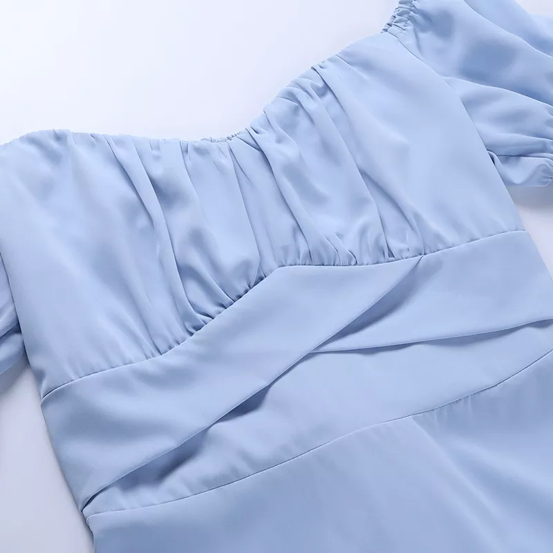 Off Shoulder Delicate Chiffon Summer Dress