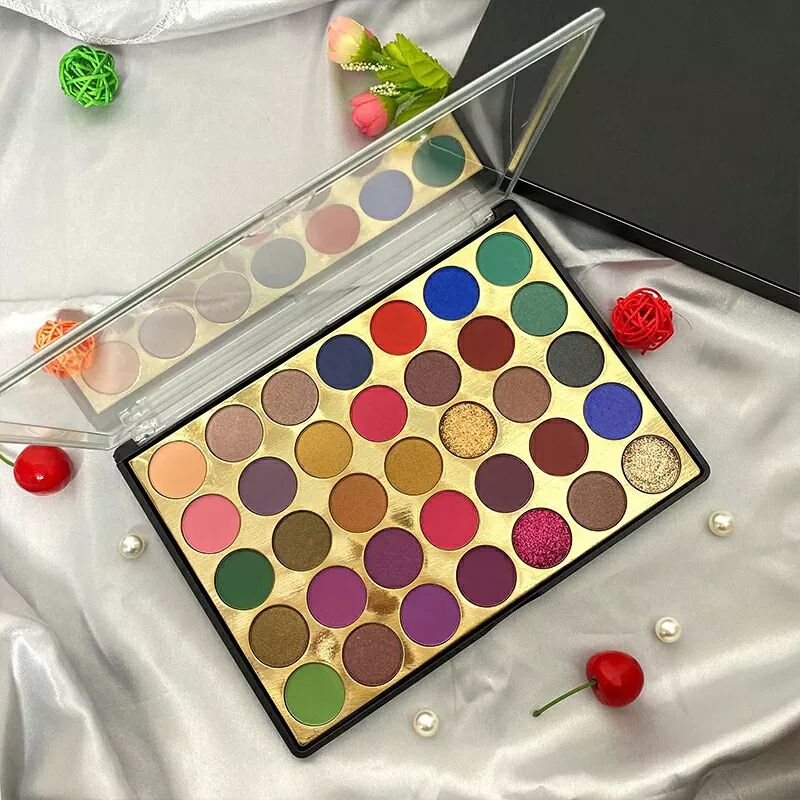 Assorted Eye palette with 35 vibrant eyeshadows