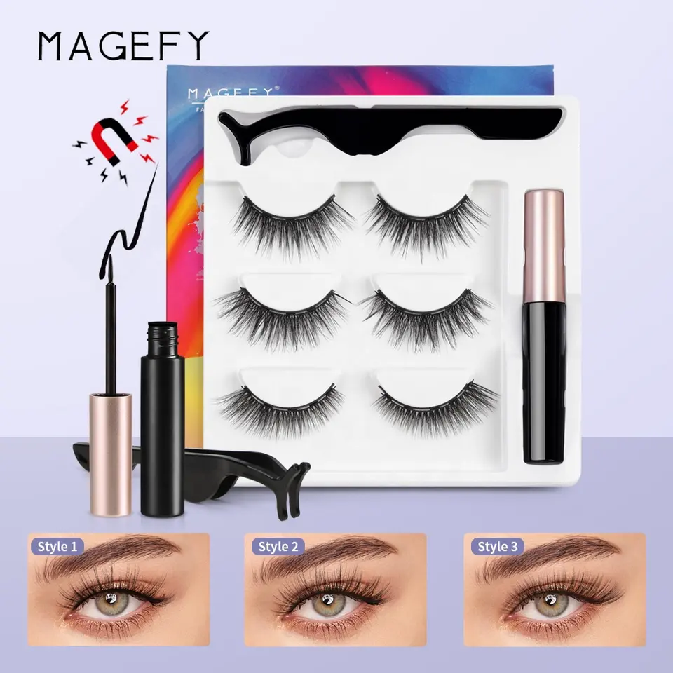 Natural Looking Magnetic Faux Eyelashes